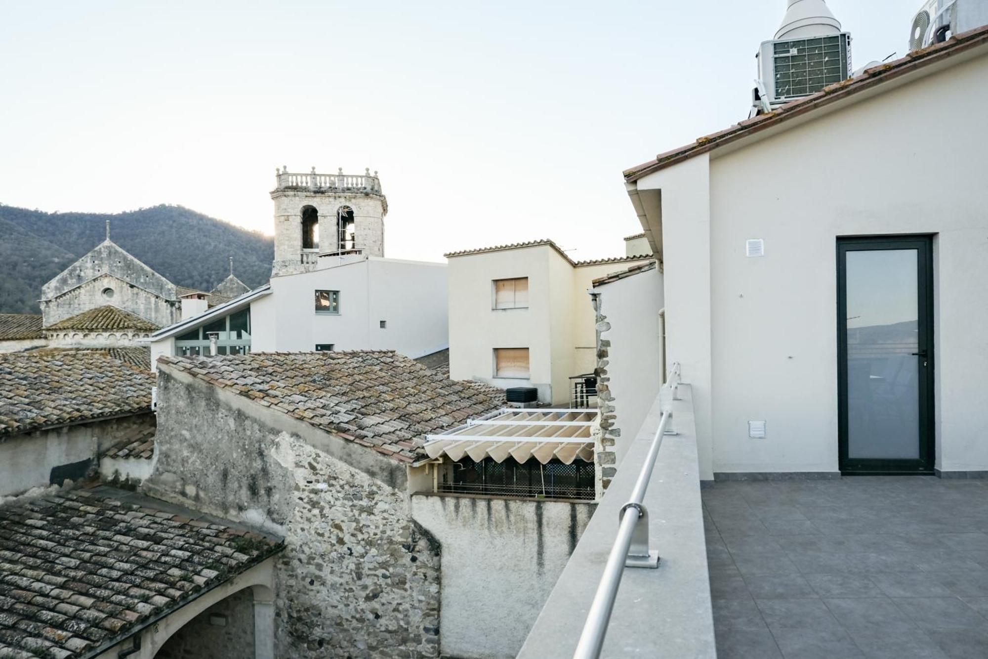 Can Cintet 3 Apartamento Con Terraza En Besalú Εξωτερικό φωτογραφία